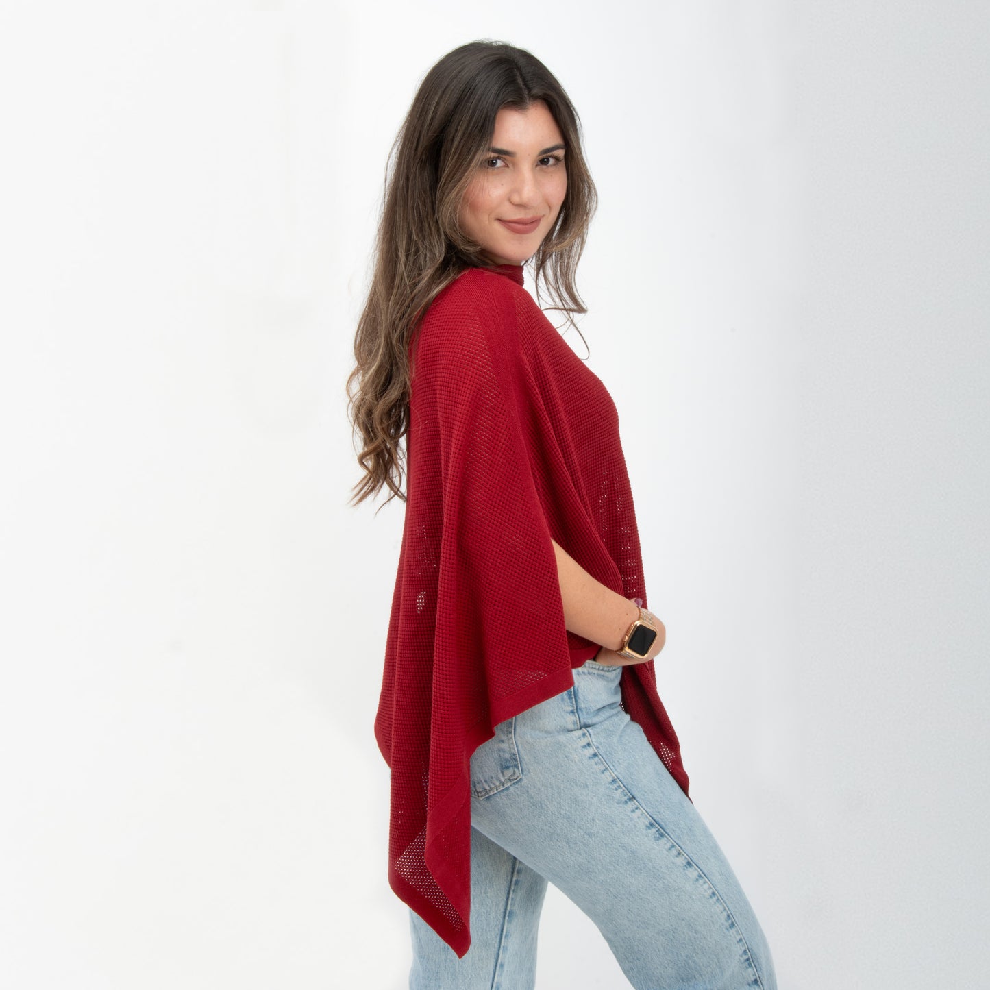 Posh Mama Ponchy | Cardinal