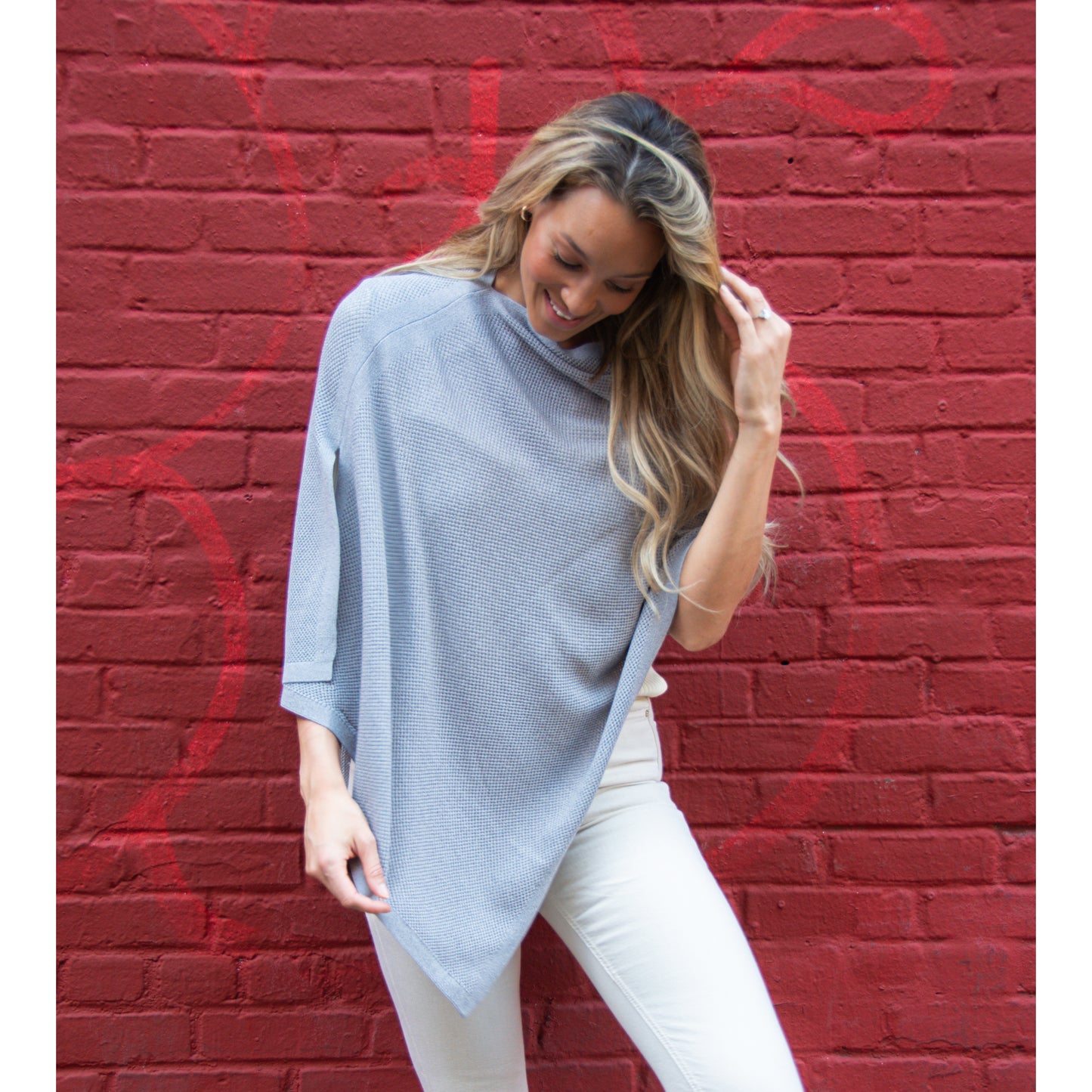 Go Getter Mama Ponchy | True Gray